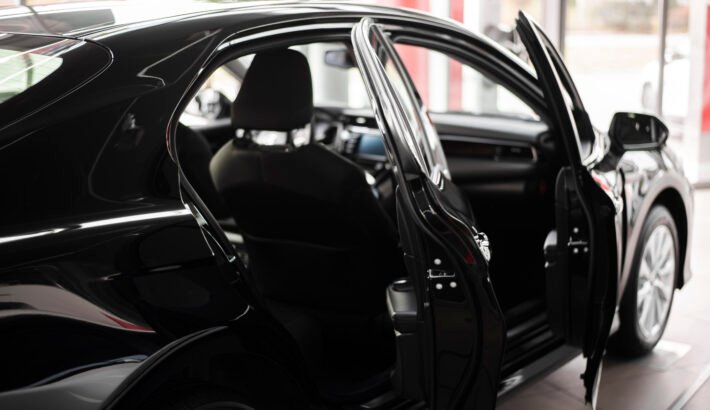 Luxury Toronto limo outside BMO Field during FIFA 2026 World Cup